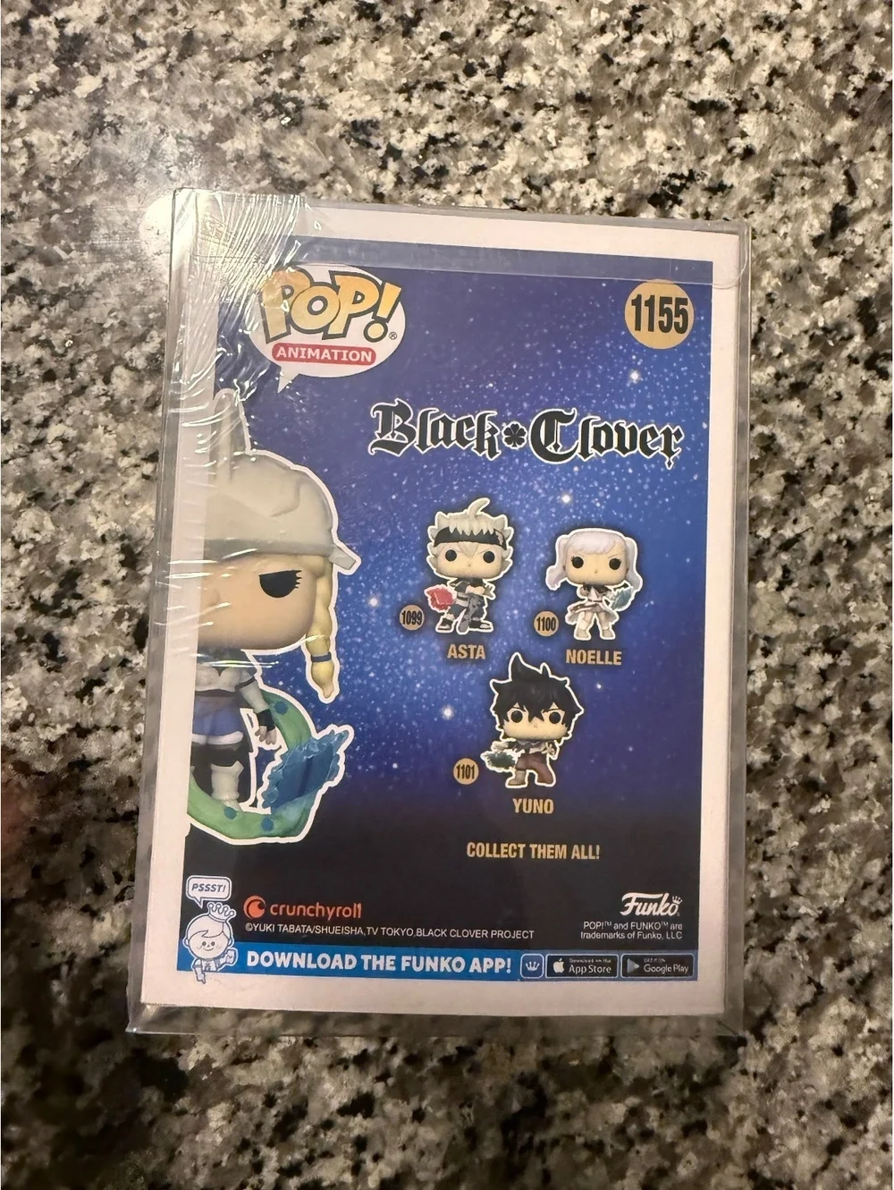 Funko Pop! Black Clover Charlotte #1155 GITD Chalice Exclusive NM